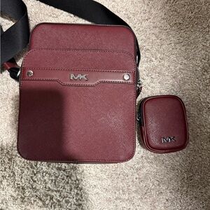 Michael Kors Men's Dark Red Messenger Bag